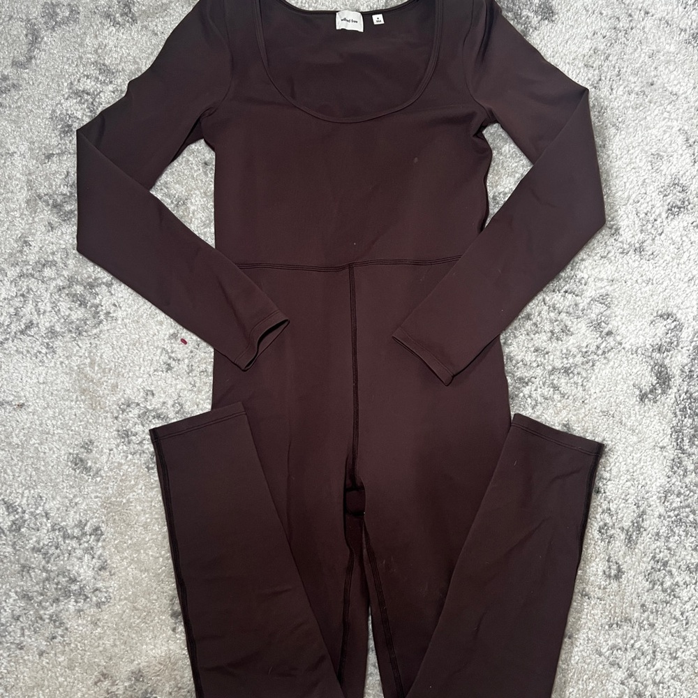 Aritzia Dark Brown Jumpsuit